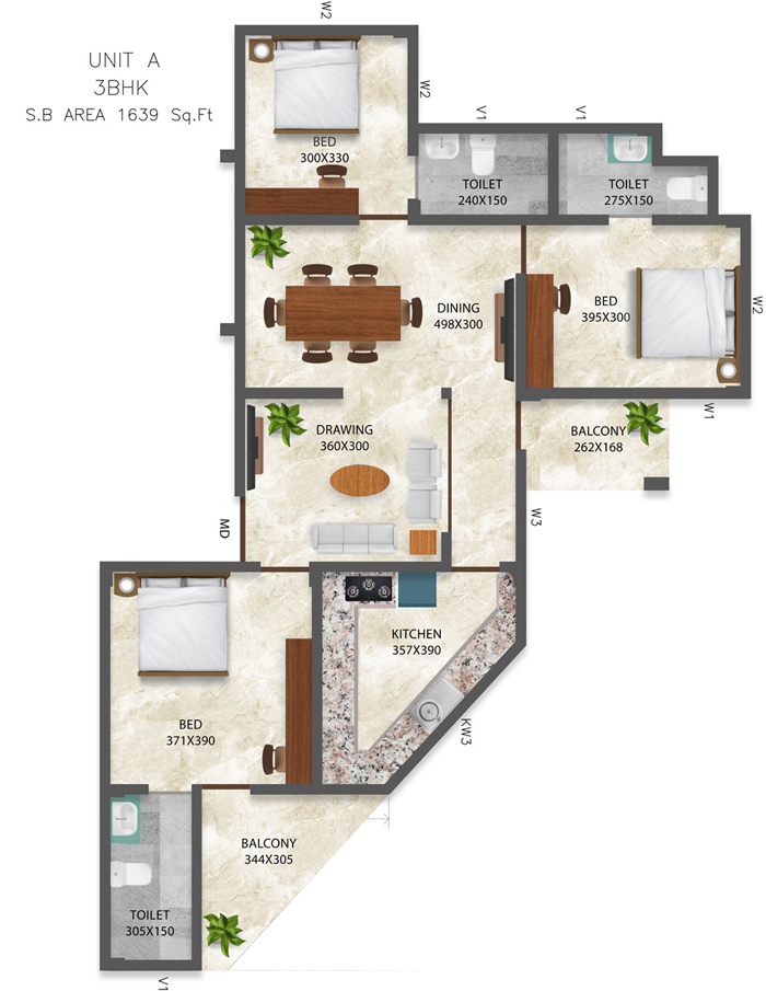 Apartment Plan 1